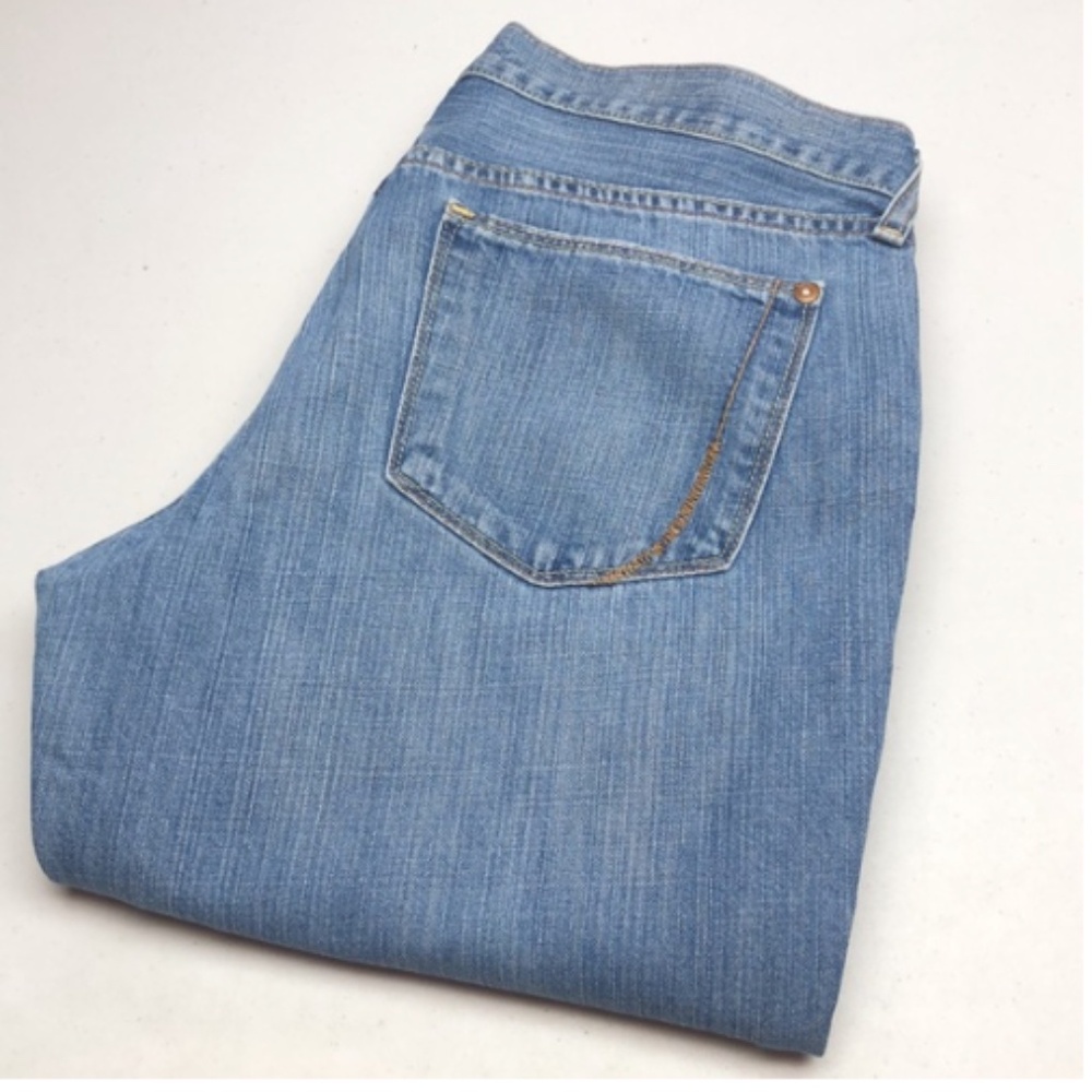 VINTAGE BOHO OLD NAVY THE FLIRT WIDE FLARE LEG JEANS 12/31x32 ⭐️